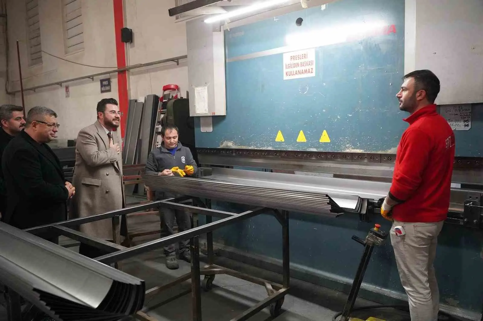 AK Parti Kayseri İl Başkanı Hüseyin Okandan, Organize Sanayi Bölgesi’nde