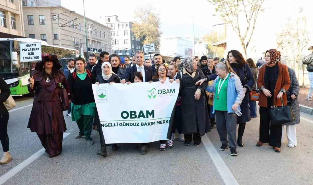 Osmangazi Belediyesi Engelli Bakım Merkezi (OBAM)’da eğitim gören ve bakım