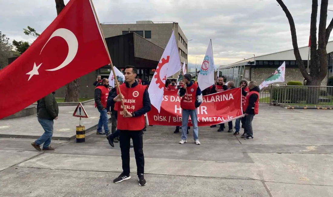 Bursa’da Birleşik Metal-İş Sendikası üyesi Prysmian fabrikası işçileri, MESS Grup