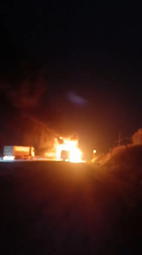 Bursa’da işçileri taşıyan servis otobüsü, alev topuna döndü. Olay, merkez