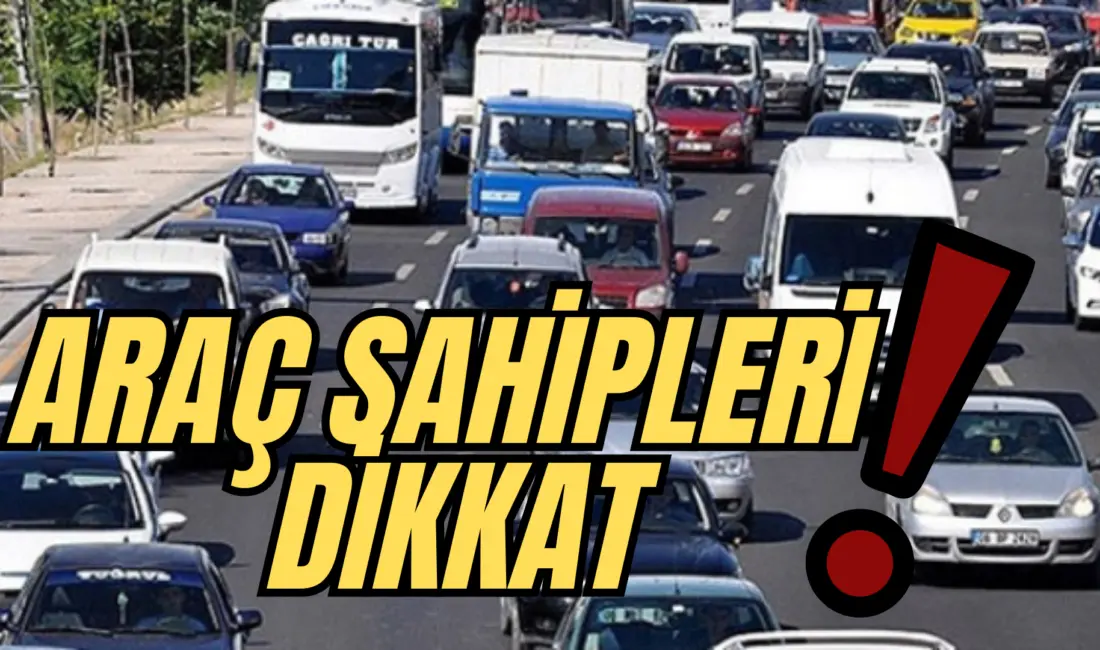 Araç sahipleri UTTS takma işleminin son tarihi belli oldu. Bu