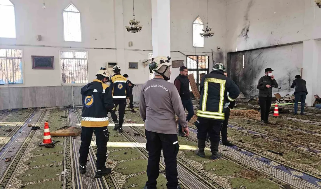 Suriye’nin Humus şehrindeki camide meydana gelen patlamada hayatını kaybedenlerin sayısı