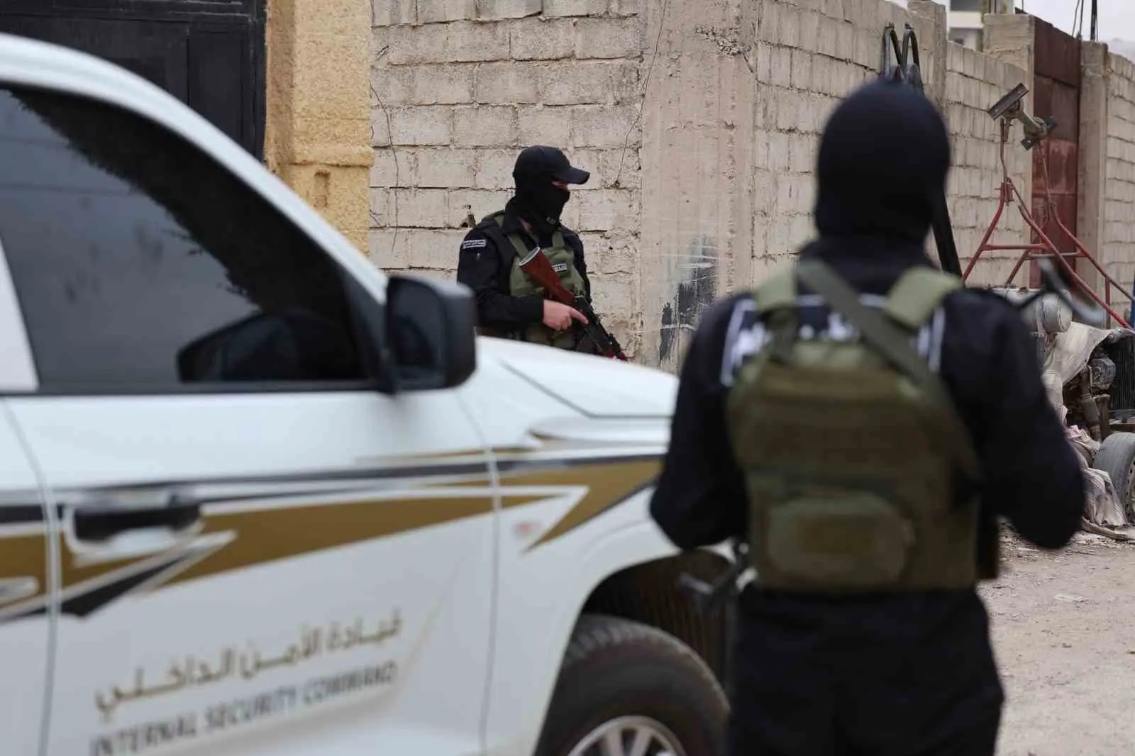 Suriye’nin Şam kırsalı bölgesinde emniyet güçleri tarafından düzenlenen operasyonda, terör