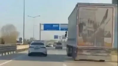 Bursa’nın İnegöl ilçesinde dur ihtarına uymayan TIR’ın sürücüsü bölge trafik