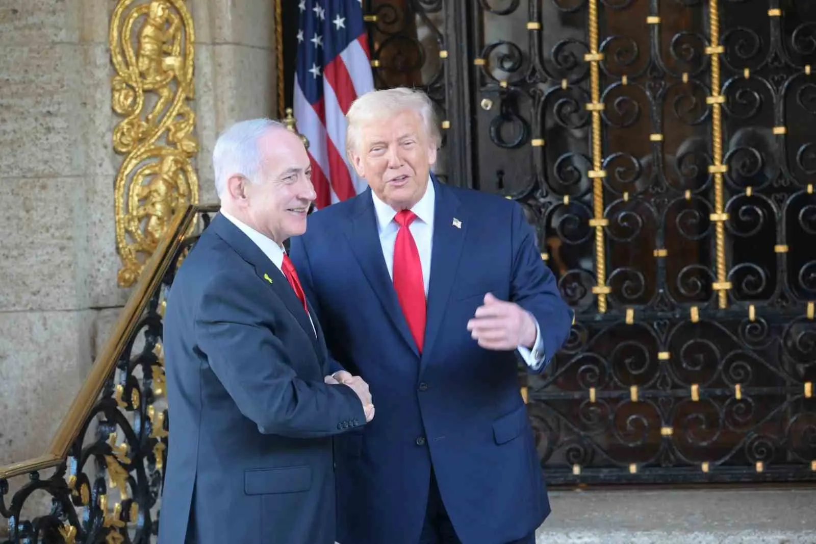 ABD Başkanı Donald Trump, İsrail Başbakanı Binyamin Netanyahu ile görüşmesi