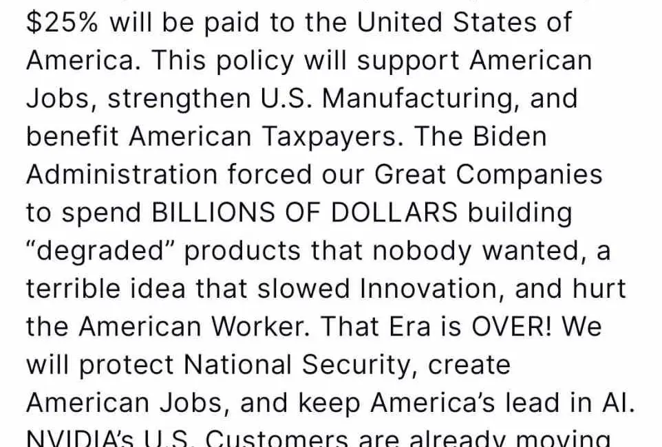 ABD Başkanı Donald Trump, yüksek teknoloji ürünü bazı çiplerin Çin