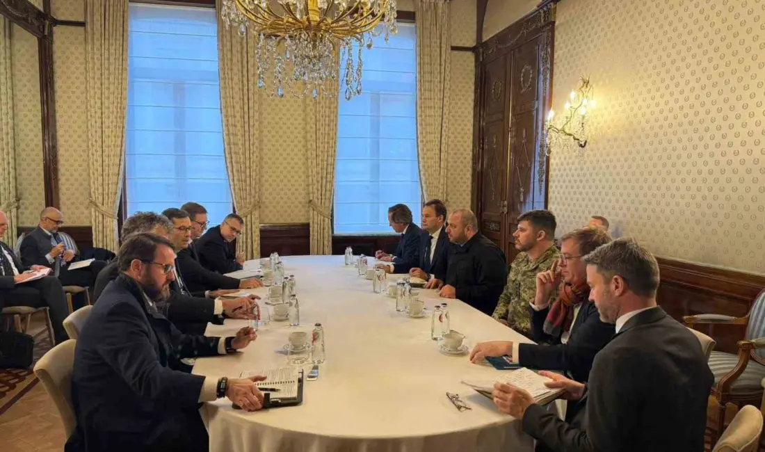 Ukrayna Ulusal Güvenlik ve Savunma Konseyi Sekreteri Rüstem Umerov, Brüksel’de