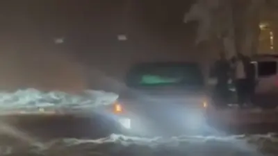 Bursa’da Uludağ Oteller Bölgesi’nde otomobiliyle drift atan bir sürücüye 46