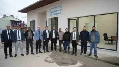 Yenişehir Belediye Başkanı Ercan Özel, Yılmaz Mahallesi’nde tamamlanan yenileme çalışmaları