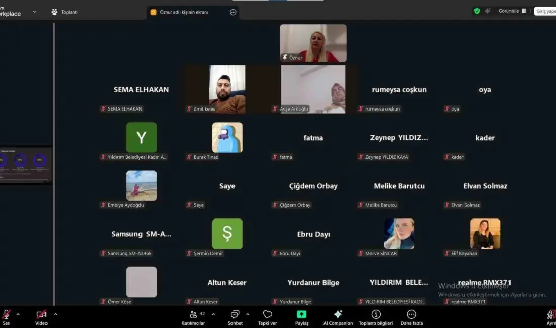 Yıldırım belediyesi, çocuklardaki konuşma bozukluklarına yönelik uzmanlar ve velilerin katılımı