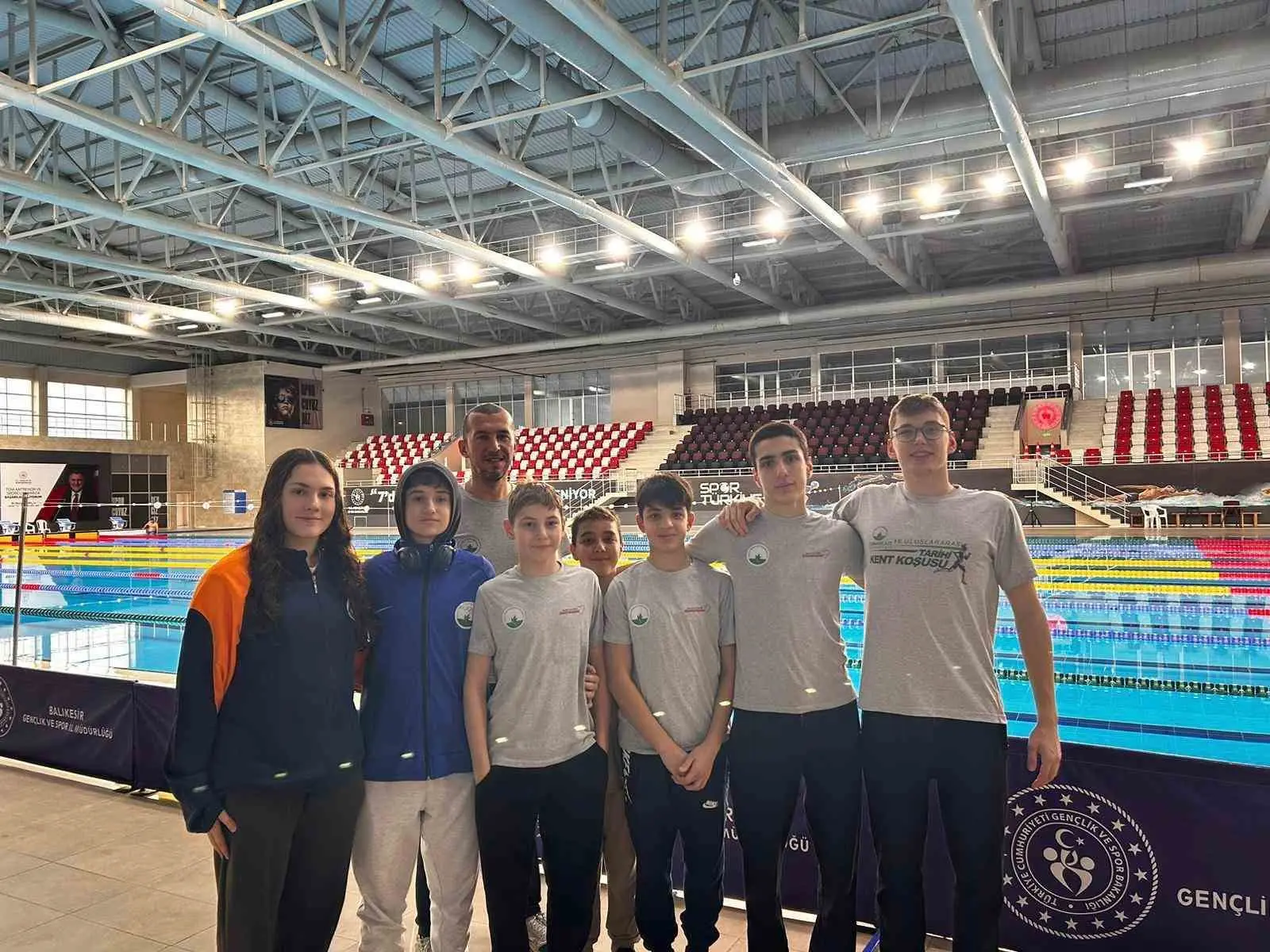 Balıkesir’deki 12 ve üzeri yaş Baraj Geçme müsabakalarında Kerem Çötok