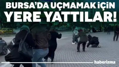 Bursa’da hızı saatte 75 kilometre hıza ulaşan lodos önüne geleni