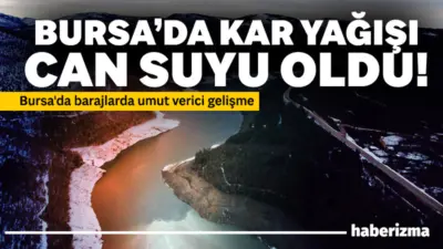 Bursa’da etkili olan kar yağışları barajlara da olumlu yansıdı. Doğancı