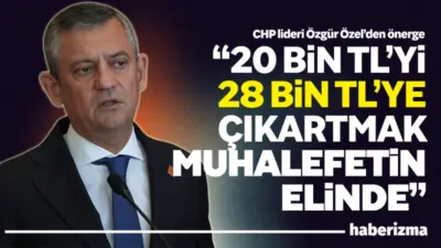 Hatay’da konuşan CHP Genel Başkanı Özgür Özel, 20 bin TL’ye