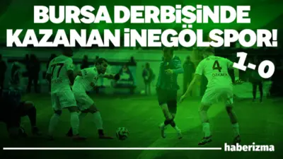 Bursa derbisinde Sultansu İnegölspor, Karacabey belediye spor’u 88 dakikada Yasin