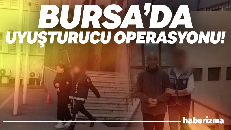 Bursa’da uyuşturucu suçundan aranan 3 şahıs, polis operasyonuyla yakalanıp tutuklanarak