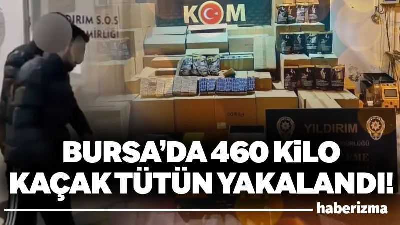 Bursa’da polis ekiplerince yasa dışı sigara imalatına yönelik düzenlenen operasyonda