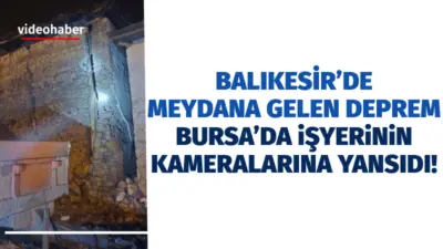 Balıkesir’de meydana gelen deprem, Bursa’nın Mudanya ilçesinde de hissedildi. Kısa