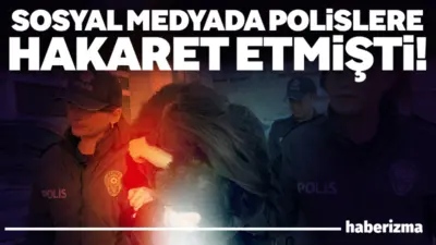 Samsun’da sosyal medya üzerinden polis ve bekçilere hakaret ederek “Beni