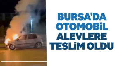 Bursa’nın Osmangazi ilçesinde Merinos Kavşağı’nda seyir halindeyken henüz bilinmeyen bir