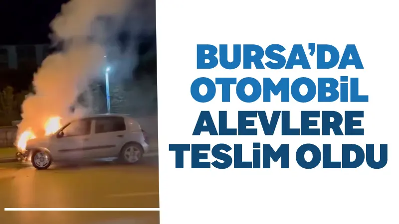 Bursa’nın Osmangazi ilçesinde Merinos Kavşağı’nda seyir halindeyken henüz bilinmeyen bir