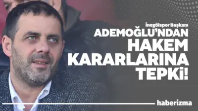 İnegölspor Kulüp Başkanı Kani Ademoğlu, deplasmanda oynanan ve 0-0 berabere