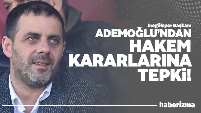 İnegölspor Kulüp Başkanı Kani Ademoğlu, deplasmanda oynanan ve 0-0 berabere