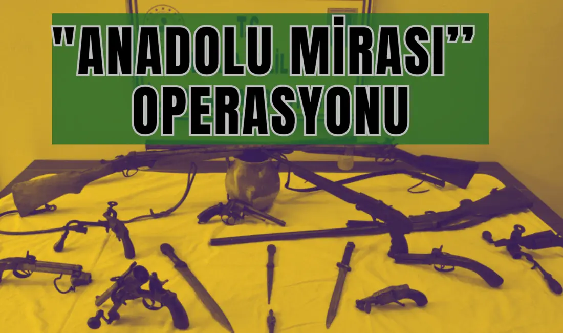 Bursa’nın Osmangazi ilçesinde jandarma tarafından düzenlenen operasyonda, çok sayıda tarihi