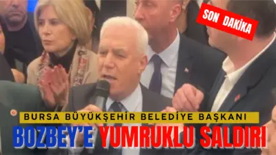 ‘Başkan Bozbey Burada’ programında başkana yumruklu saldırı girişiminde bulunan kişi