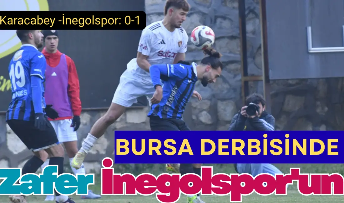 Bursa derbisinde Sultansu İnegölspor, Karacabey belediye spor’u 88 dakikada Yasin