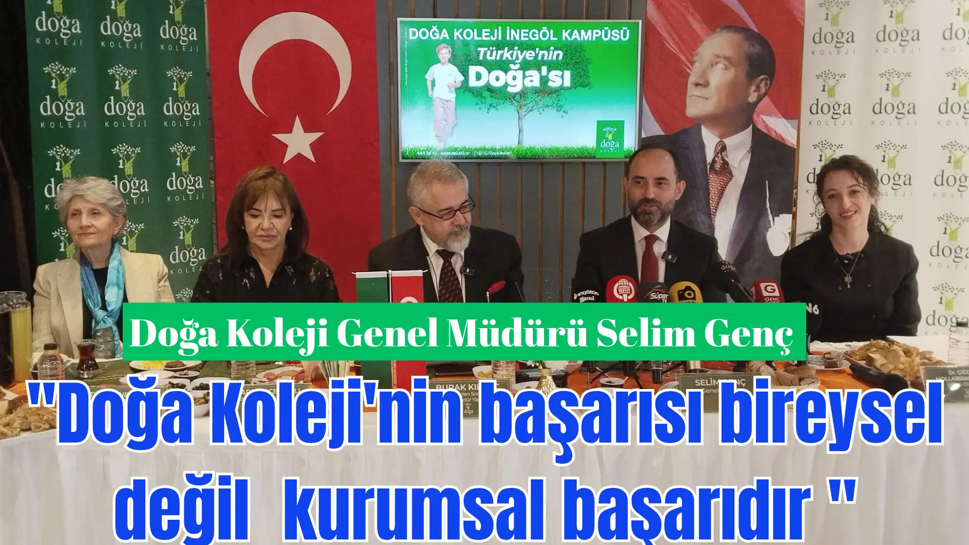 Doğa Koleji; merkez yönetiminin katılımıyla Doğa Koleji Bursa İnegöl Kampüsünde