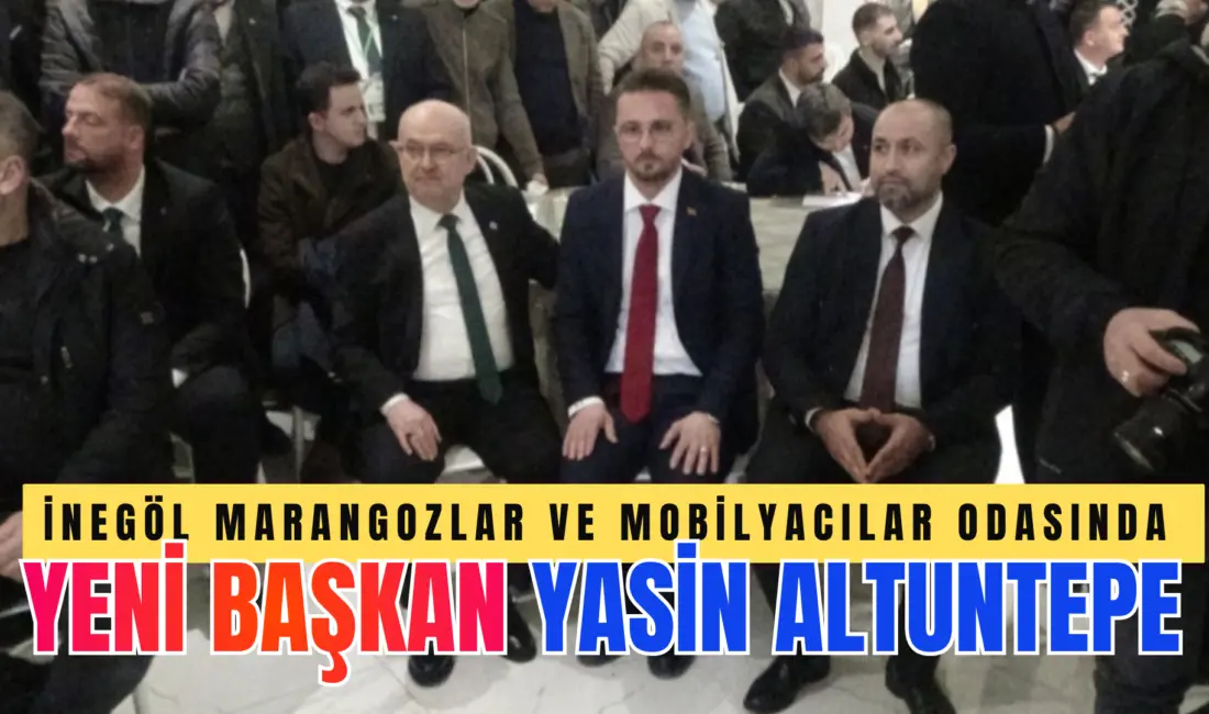 İnegöl Mobilyacılar odasında seçim heyecanı yaşandı. 3 adayın yarıştığı seçimlerde