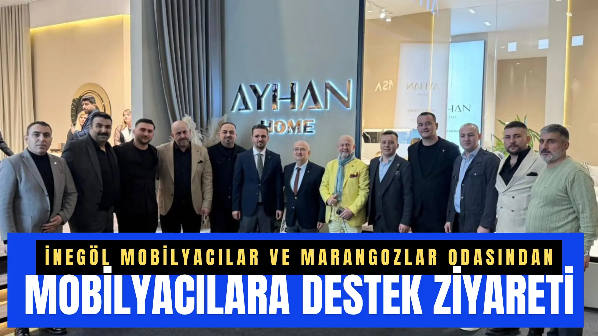 İnegöl Marangozlar ve Mobilyacılar Odası Başkanı Yasin Altuntepe, İstanbul Uluslararası