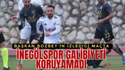 Sultansu İnegölspor ikinci yarının ilk maçında sahasında ağırladığı lider Batman