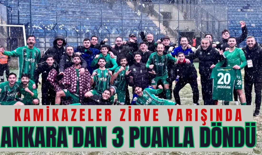 ÇANKAYA FK:1. KAFKASSPOR:2 3.Lig 1.Gurupta ilk yarıyı inanılmaz bir başarı
