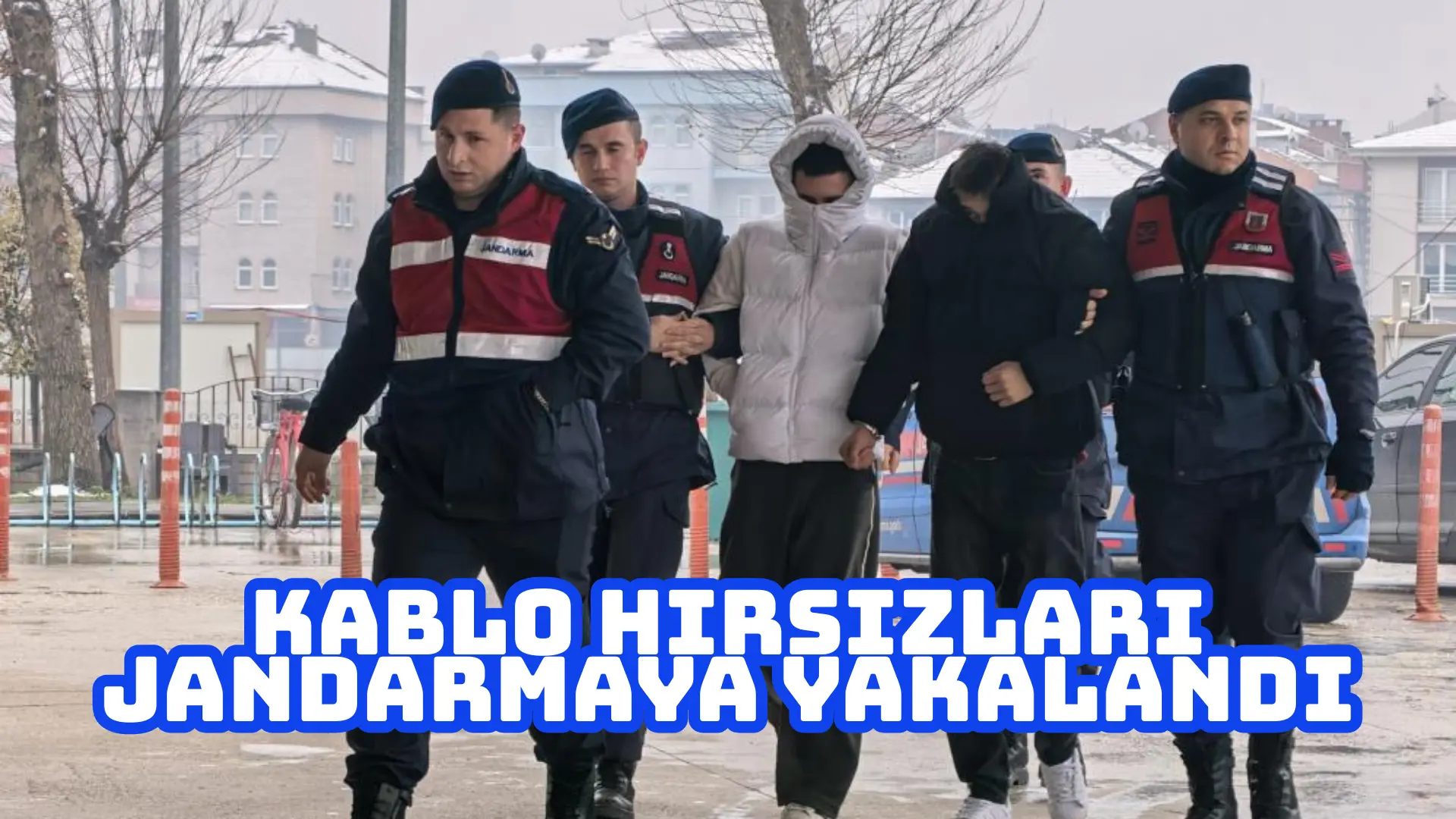 Bursa’nın İnegöl ilçesinde çaldıkları kablolarla mahalleyi internetsiz bırakan 2 şüpheli