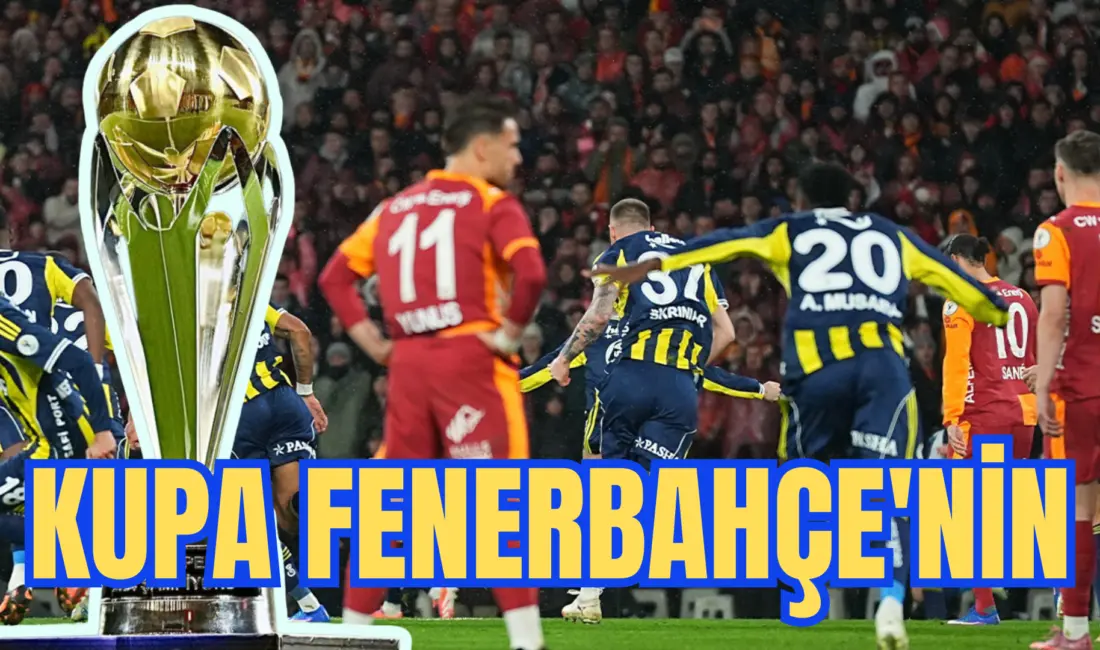 Turkcell Süper Kupa Finalinde Galatasaray’ı 2-0 mağlup eden Fenerbahçe kupanın