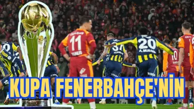 Turkcell Süper Kupa Finalinde Galatasaray’ı 2-0 mağlup eden Fenerbahçe kupanın
