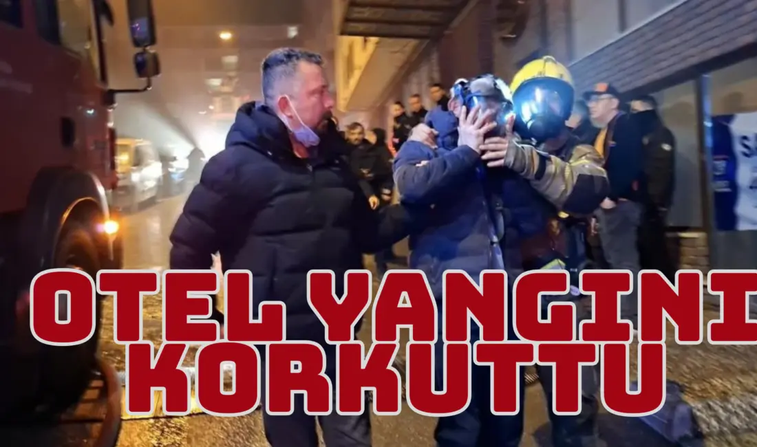 Bursa’nın Nilüfer ilçesinde bulunan bir otelde çıkan yangın, Bursa Büyükşehir