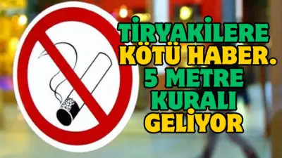 Sigara da  “Dumansız Hava Sahası” uygulaması genişletiliyor. Yeni düzenlemede yarı