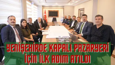 Yenişehir Belediyesi, Cumartesi Kapalı Pazar Yeri için proje çalışmalarını başlattı.