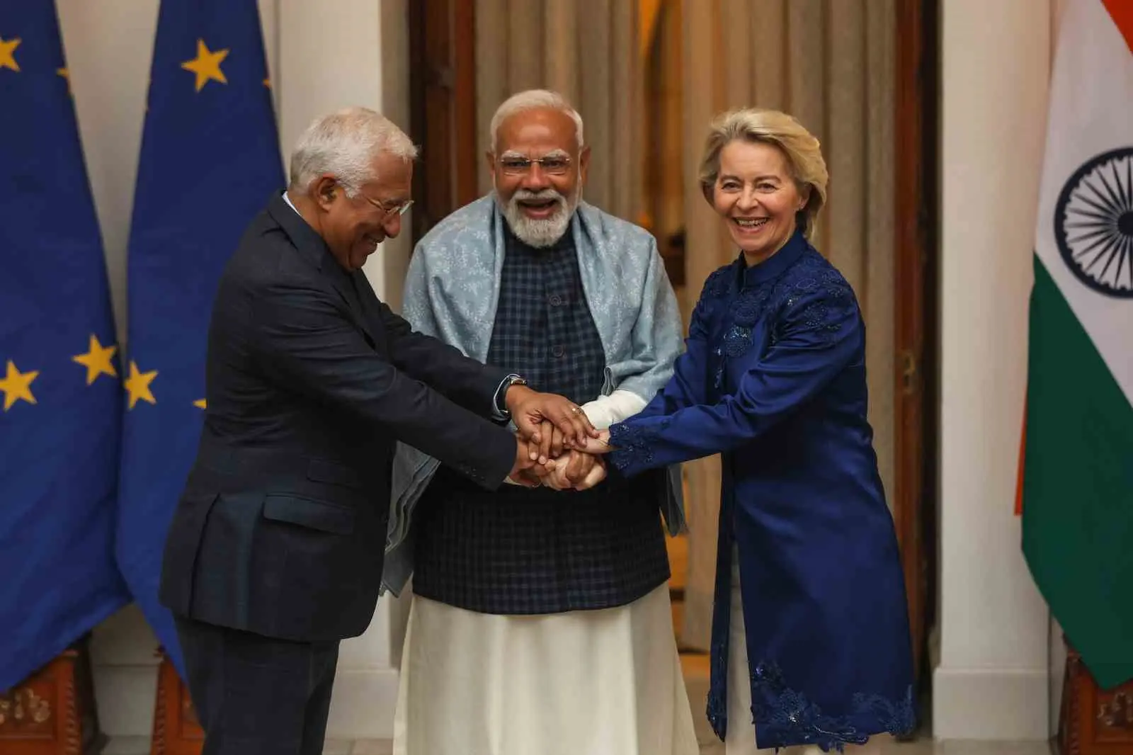 Avrupa Birliği (AB) Komisyonu Başkanı Ursula von der Leyen, Hindistan’la