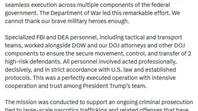 ABD Adalet Bakanlığı (DOJ), Federal Soruşturma Bürosu (FBI) ve Uyuşturucuyla