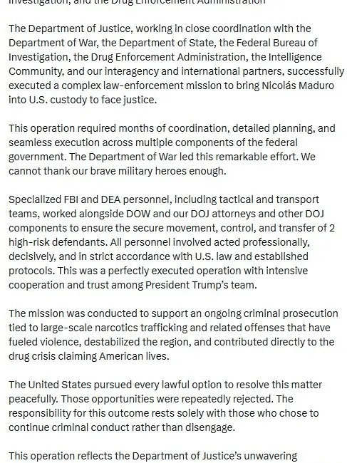 ABD Adalet Bakanlığı (DOJ), Federal Soruşturma Bürosu (FBI) ve Uyuşturucuyla