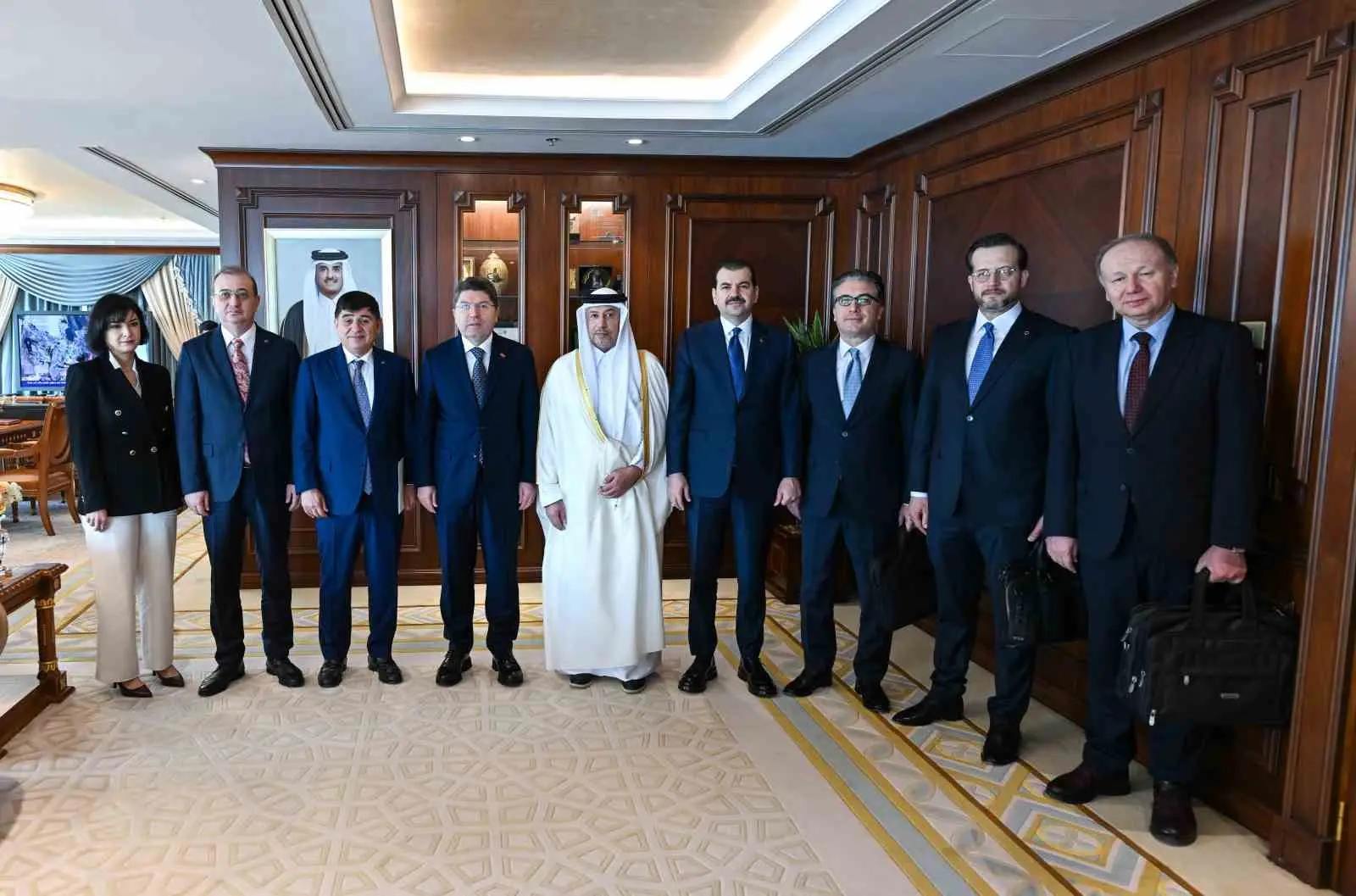 Adalet Bakanı Yılmaz Tunç, Katar Başsavcısı Issa bin Saad Al