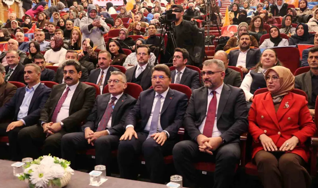 Adalet Bakanı Yılmaz Tunç, Sivas’ta yaptığı konuşmada Türkiye’de adaletin tesisi