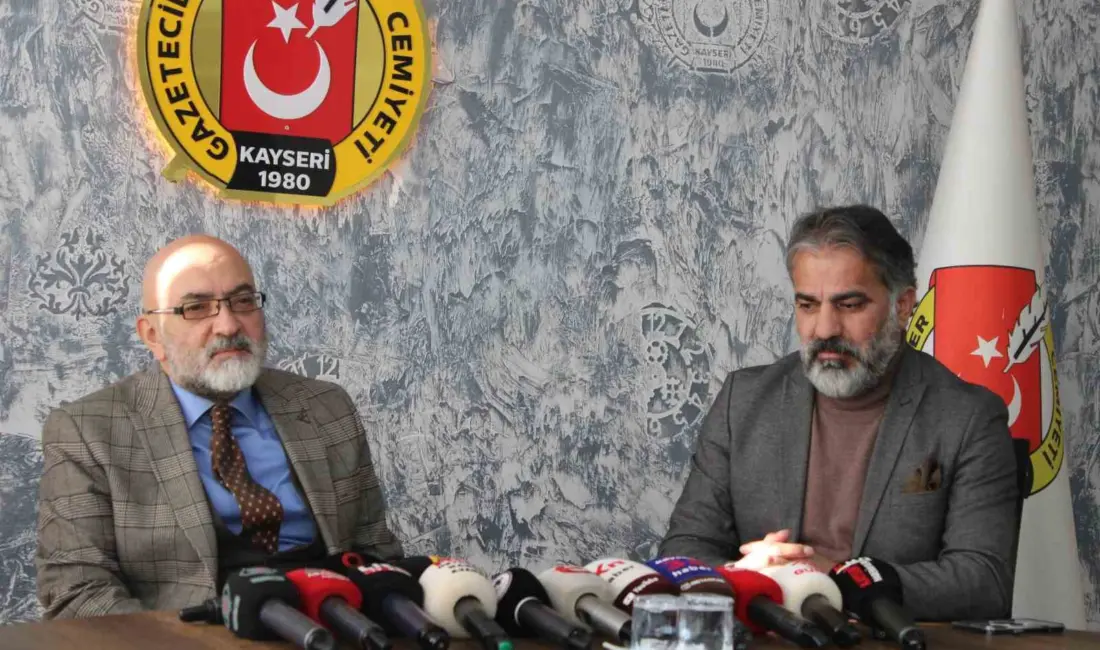 Kayseri Gazeteciler Cemiyeti’ni ziyaret eden AK Parti Kayseri Milletvekili Murat