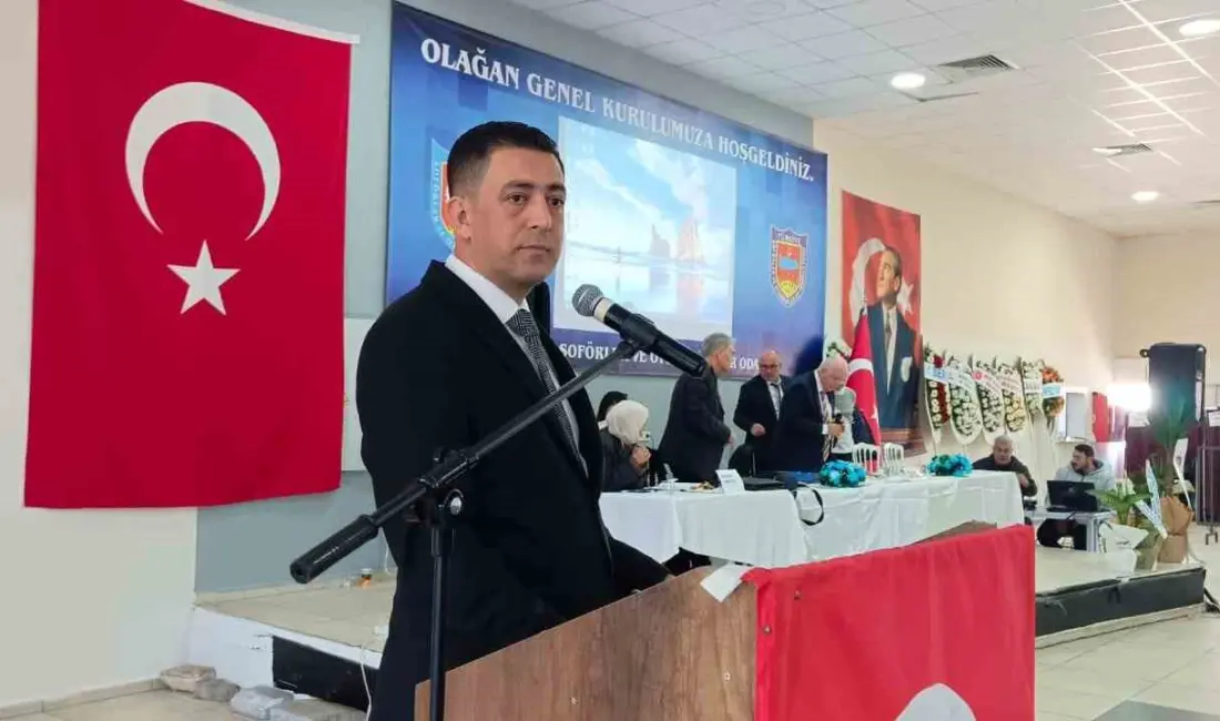 Aliağa Şoförler ve Otomobilciler Esnaf Odası’nın olağan genel kurulunda, başkanlık