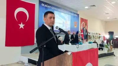 Aliağa Şoförler ve Otomobilciler Esnaf Odası’nın olağan genel kurulunda, başkanlık