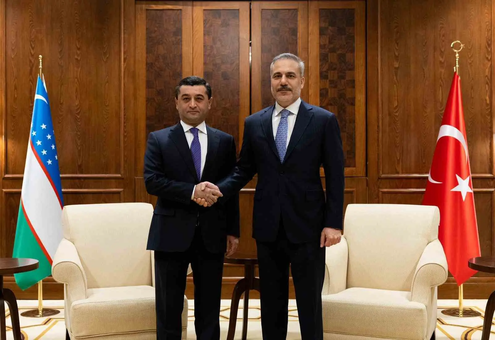 Dışişleri Bakanı Hakan Fidan, Özbekistan Dışişleri Bakanı Bahtiyor Saidov ile